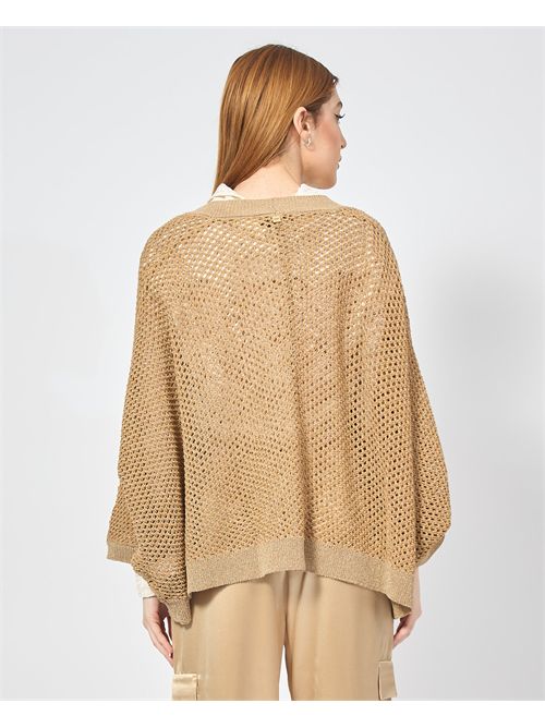 Manila Grace Women's Openwork Cardigan MANILA GRACE | M448ZXMD616